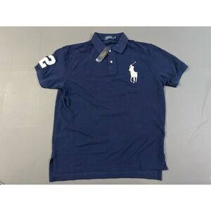 Polo Ralph Lauren Mens Big Pony #2 Polo Size‎ Large Blue